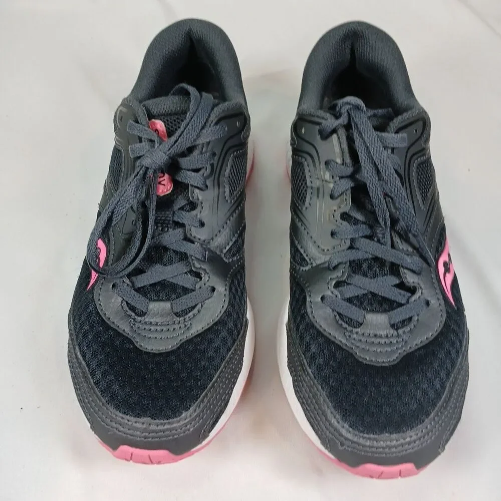 Saucony Cohesion 12 Women’s Running Shoes Size 7.5 Black/Pink, Lightweight